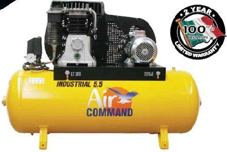 AIR COMMAND 3PHASE 5.5HP INDUSTRIAL 23cuft COMPRESSOR