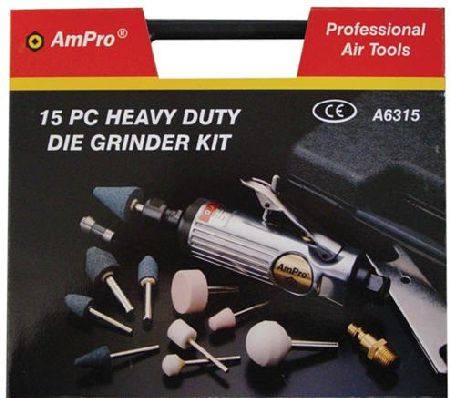 Buy AMPRO 15pc HEAVY DUTY DIE GRINDER KIT in NZ. 