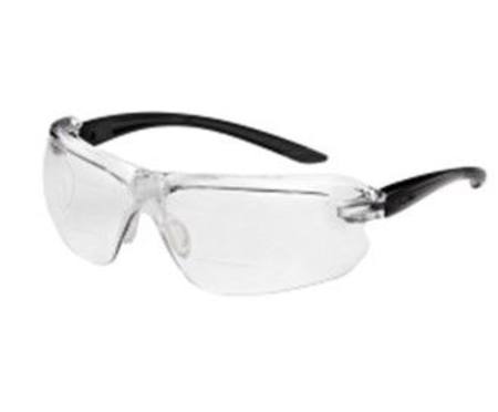 BOLLE' SAFETY IRI-S DIOPTER BI-FOCAL SPECTACLE WITH MAGNIFYING INSERTS CLEAR x 2.0  LENS