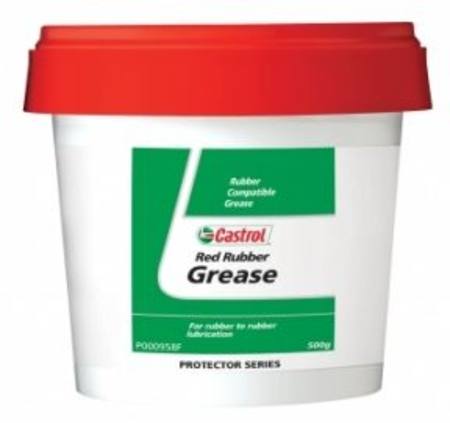 CASTROL GIRLING RED RUBBER GREASE 500gm POT