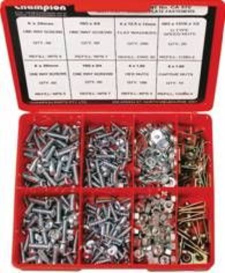 Buy CHAMPION ANTI THEFT NUMBER PLATE SCREWS ASSORTMENT 570pc in NZ. 