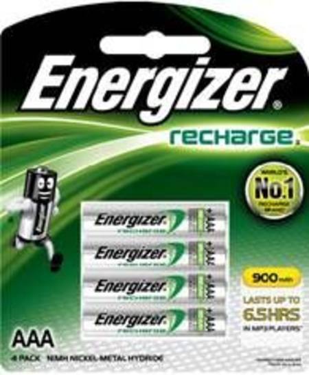 ENERGIZER AAA RECHARGEABLE BATTERIES CARD4