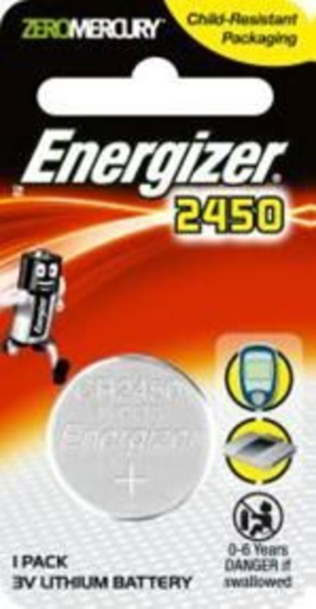 ENERGIZER CR2450 3v ELECTRONICS LITHIUM COIN BATTERY PKT 1