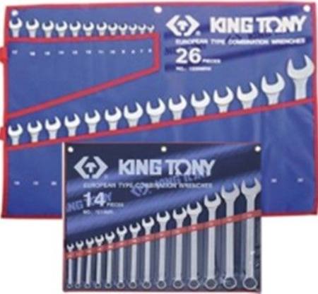 KING TONY 26pc METRIC R/OE SPANNER SET 6-32mm