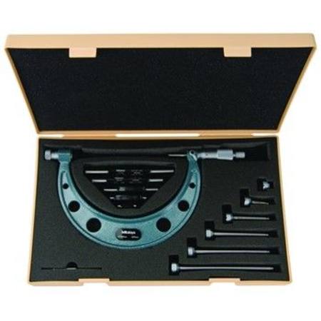 Buy MITUTOYO 0 - 150MM x .0.01MM OUTSIDE MICROMETER SET WITH INTERCHANGEABLE ANVILS in NZ. 