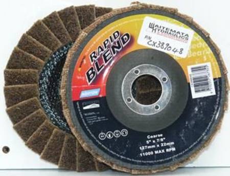 125mm RAPID BLEND COARSE SURFACE CONDITIONING FLAP DISC (BROWN)