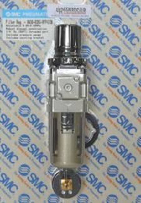 Buy SMC AW30-02BG-RFP4318 FILTER REGULATOR BLISTER PACK 1/4"BSPT PORTS DRAIN in NZ. 