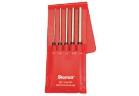 Buy STARRETT 5pc KNURLED GRIP 200MM PIN PUNCH SET IN PROTECTIVE VINYL CASE in NZ. 