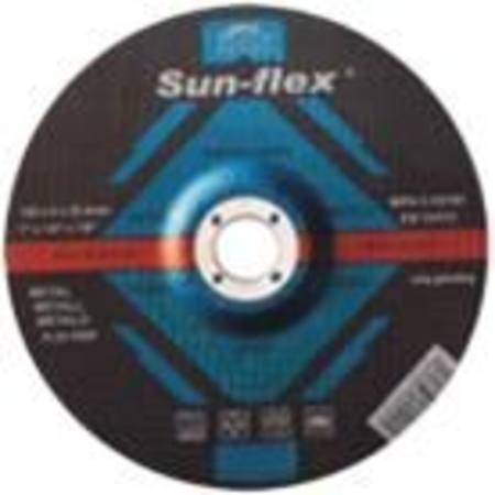 SUNFLEX 100 x 6mm x 16mm D/C METAL GRINDING DISC