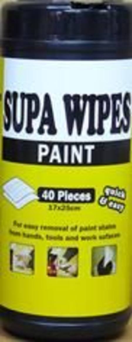 SUPA WIPES PAINT XL 40 PACK