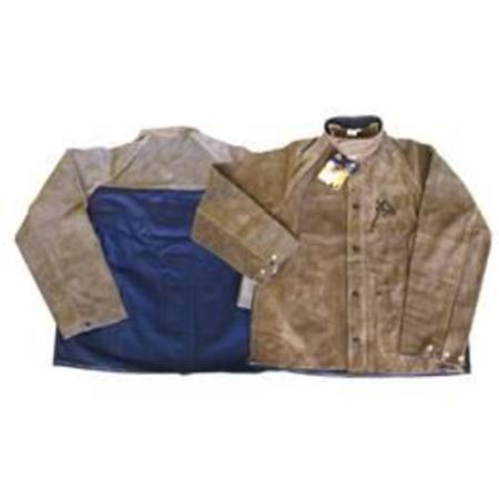 Buy XcelArc LEATHER WELDING JACKET WITH PROBAN COTTON BACK SIZE LARGE in NZ. 