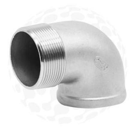 Buy 1-1/4"BSPT T316 STAINLESS STEEL M&F ELBOW in NZ. 