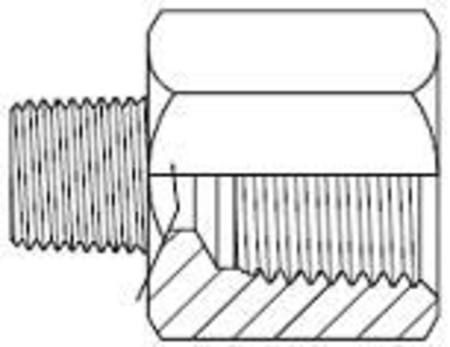 Buy 1/4"BSPT - M14 x 1.5 M&F ADAPTOR in NZ. 