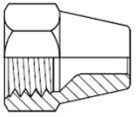 Buy 10mm PIPE GAS FLARE NUT in NZ. 