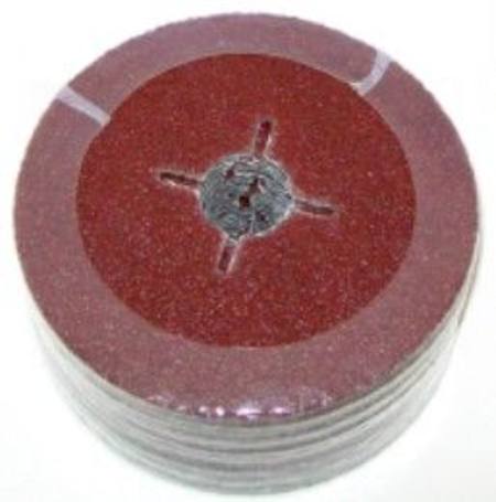 Buy 100mm x 16mm P80 FIBRE BACKED ABRASIVE DISC PKT 25 in NZ.