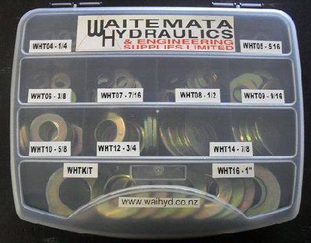 Buy 100pc HARDENED FLAT WASHER F436 KIT in NZ. 