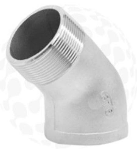 15mm 45° 316 STAINLESS STEEL M&F STREET ELBOW