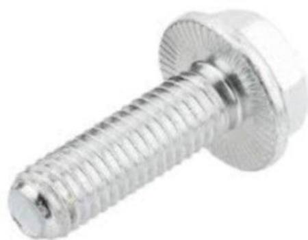 3/16"UNC x 3/8" SERRATED FLANGE SET SCREW Z/P GRADE 5