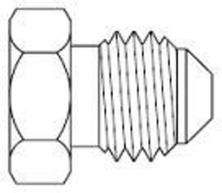 39P 1/4"FLARE PLUG