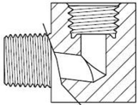 400 1/8"x 1/8"BSPTM INVERTED FLARE ELBOW