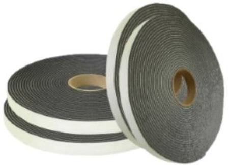 Buy 4311 EPDM BLACK ADHESIVE FOAM SEAL TAPE 12mm x 9mm x 6m ROLL in NZ. 