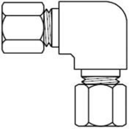 65 1/4"COMPRESSION ELBOW