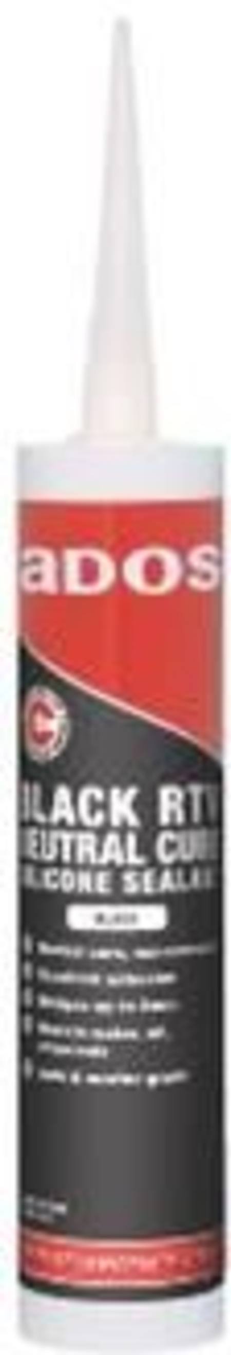 ADOS BLACK RTV NEUTRAL CURE SILICONE SEALANT 310ml