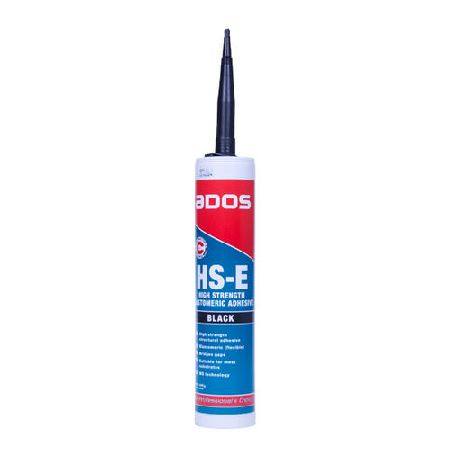 ADOS HS-E HIGH STRENGTH ELASTOMERIC ADHESIVE 400gm BLACK