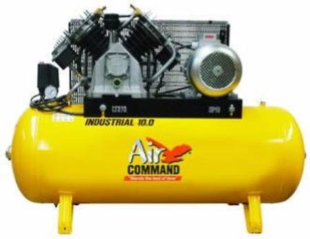 AIR COMMAND 10HP INDUSTRIAL 3 PHASE COMPRESSOR 270LTR