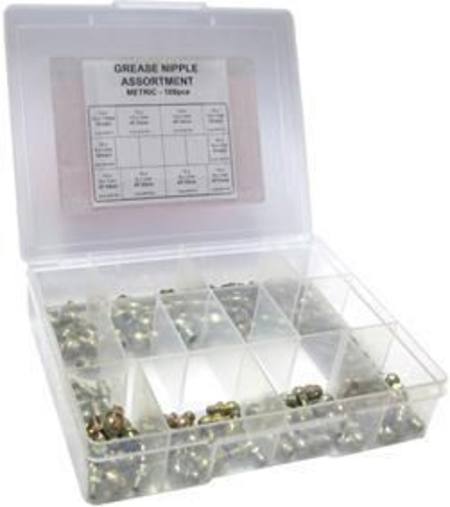 Buy ARLUBE 100pc IMPERIAL GREASE NIPPLE ASSORTMENT in NZ. 