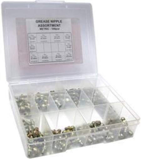 Buy ARLUBE 100pc METRIC GREASE NIPPLE ASSORTMENT in NZ. 