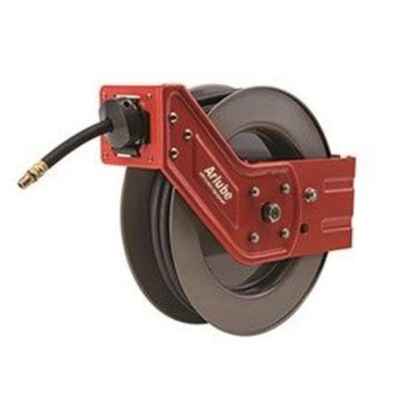 ARLUBE 15mtr x 10mm  AIR HOSE REEL OPEN STEEL FRAME