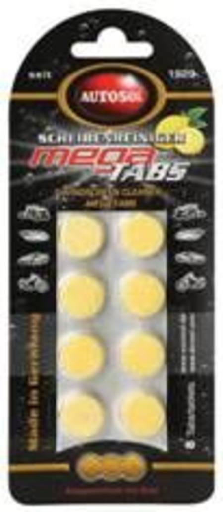 AUTOSOL MEGA TAB WINDSCREEN ADDITIVE CARD OF 8 TABLETS