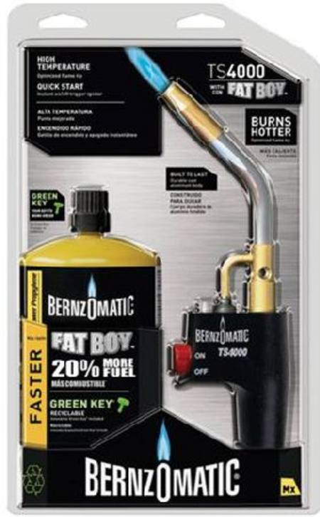 Buy BERNZOMATIC 2pc TORCH KIT MAP GAS in NZ.