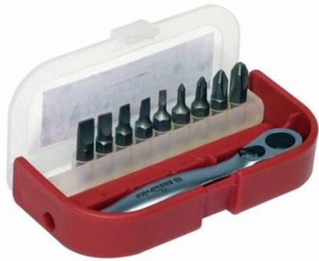 Buy BIKESERVICE 10pc 5 POINT (STAR) BIT SET WITH RATCHET in NZ. 