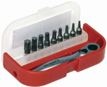 Buy BIKESERVICE 10pc TX-STAR BIT SET WITH RATCHET in NZ. 