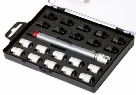 BIKESERVICE 22pc SPOKE TORQUE WRENCH SET