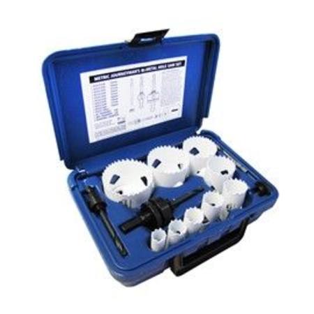 BLU-MOL EXTREME 13pc ELECTRICIAN'S BI-METAL HOLE SAW SET