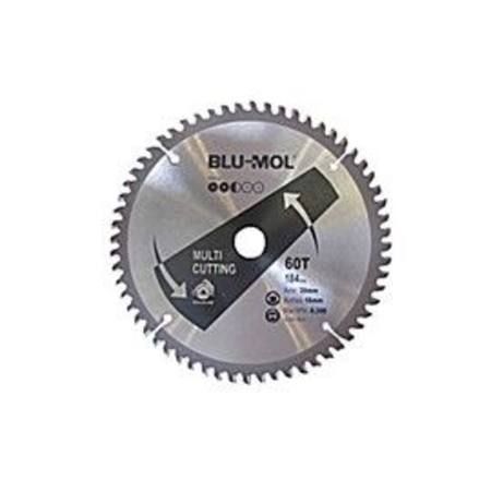 BLU-MOL PROFESSIONAL MULTI CIRCULAR SAW BLADE 184mm x 60T