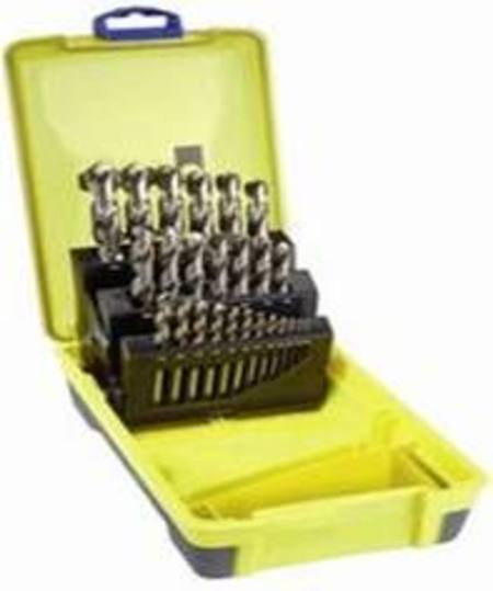 BORDO M3 25pc HSS DRILL SET 1-13mm x 0.5 RISES ABS PLASTIC CASE