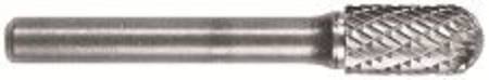 BORDO SC1 TCT ROTARY BURR 1/4" CYLINDRICAL BALLNOSE x 1/4"SHANK