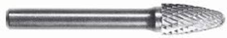 BORDO SF3 TCT ROTARY BURR 3/8" TREE RADIUS NOSE x 1/4" SHANK