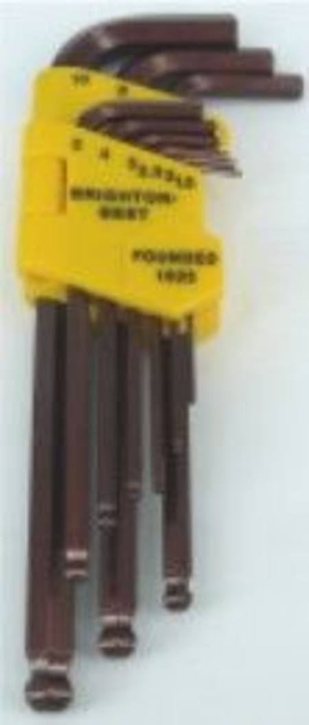 Buy BRIGHTON BEST 9pc METRIC BALL END HEX KEY SET YELLOW CASE in NZ. 