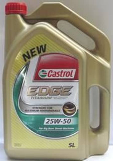 CASTROL EDGE 25W-50  5 LITRE BIG BORE ENGINES