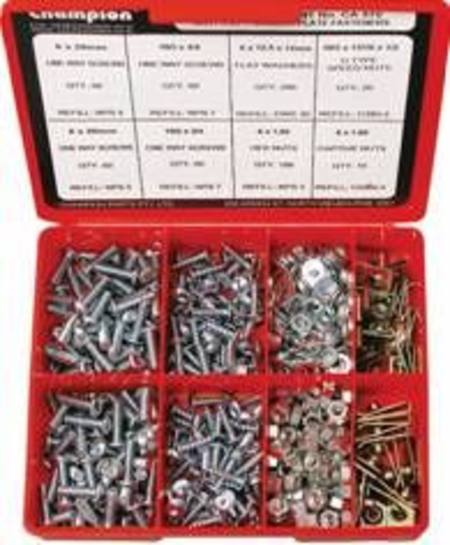 CHAMPION ANTI THEFT NUMBER PLATE SCREWS ASSORTMENT 570pc