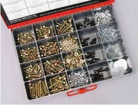 Buy CHAMPION ASSORTED M6 FASTENER MASTER KIT 753pc in NZ. 