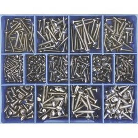 CHAMPION CA1810  STAINLESS STEEL PAN HEAD SELF TAPPER ASSORTMENT 415pc