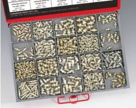 CHAMPION IMPERIAL & METRIC GREASE NIPPLES MASTER KIT 430pc