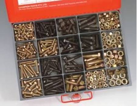 Buy CHAMPION METRIC 8.8 SET SCREW BOLT & NUT MASTER KIT 477pc in NZ. 