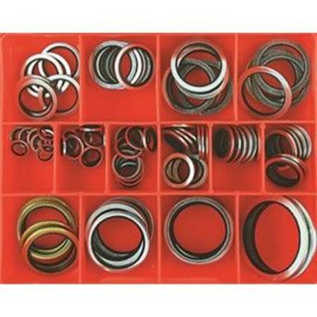 CHAMPION METRIC BONDED WASHER ASSORTMENT 91pc